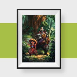 Guardians Framed Art Print